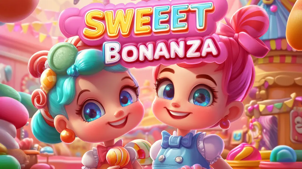 Enjoy Sweet Wins in Sweet Bonanza at UUBD. Two cute anime girls enjoy lollipops in a candy shop in the 'Sweet Sweet Bonanza' slot game, one of the most popular and delicious adventures you can play at UUBD.