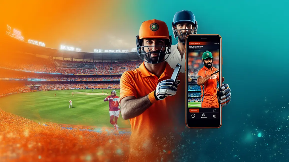 Hit for Six with Cricket Betting at UUBD. A female cricket player takes a powerful swing in a stadium with a fiery, explosive background, showcasing the dynamic action and big betting opportunities at UUBD.